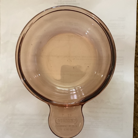 Vision Corning ware 7 19. Amber color. V-150-v - Picture 2 of 4